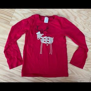 Gymboree 4T Reindeer long sleeve shirt